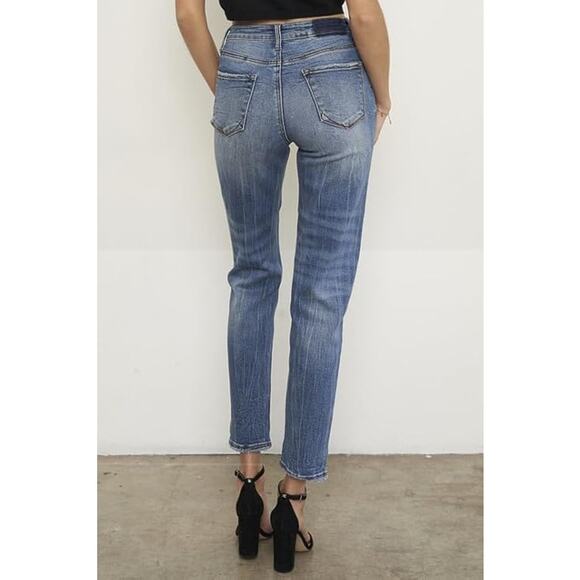 Insane Gene High Rise Girlfriend Jeans - P1032 - Size 5/26 - Picture 5 of 7